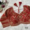Rk Blouse Georgette Embroidery Work Wedding Wear Blouse Wholesale Market In Surat
